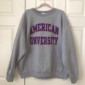 American University crewneck